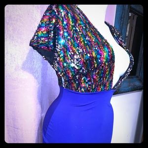 Sexy Vibrant Sequin Party Dress